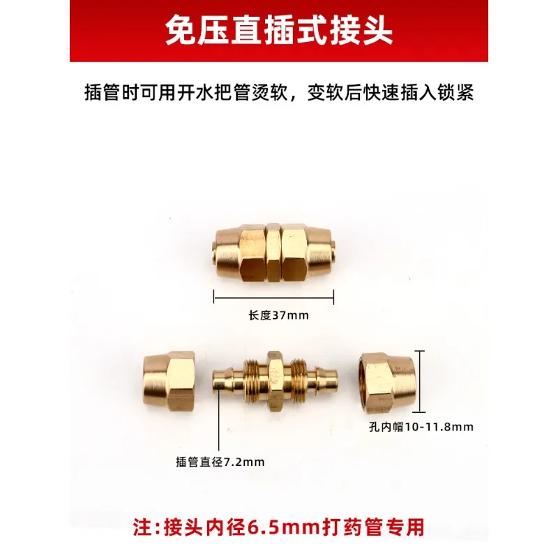 Complete list of accessories for high-pressure water non pressure and docking devices for medicine spraying machine pipe repair