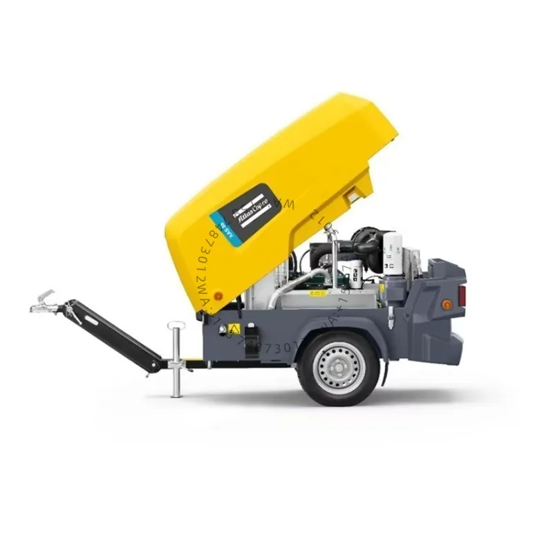 

XAS400 T3 XAHS400 400CFM PACE SQE 7 бар 5,5-22 м3/мин, высокое давление, средний матрица, винт двигателя, стационарный портативный воздушный компрессор