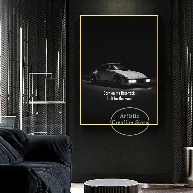 ملصق تحفيزي للسباقات ، كل شيء يبدأ بحلم صورة ملهمة تقدم مطبوعات ، لوحة قماشية ، ديكور مكتب وغرفة معيشة