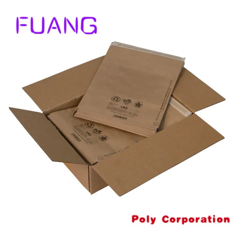 Custom  Custom Printed Flat Mailers Self Seal Clothing Packaging Shipping Mailing Bags Expandable Pouches Kraft Paper Envelopes