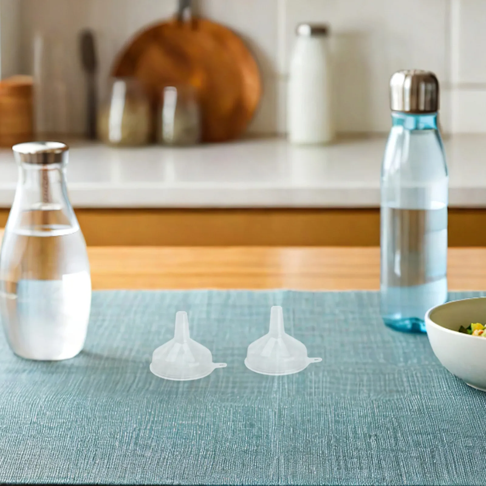 60 Pcs Bottle Filling Funnels with Filters Small Spouts for Cooking Oil Shampoo Kitchen Use