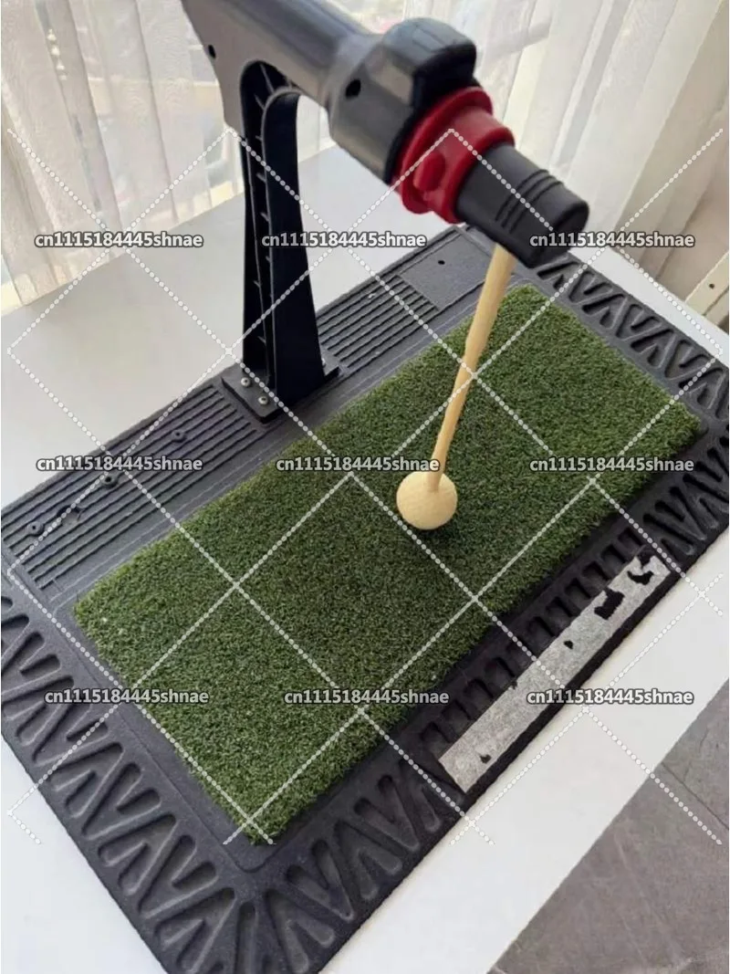 Multifunctional Electronic Swing Practice Device, Indoor Swing Trainer with Distance Measurement for Home Office Training