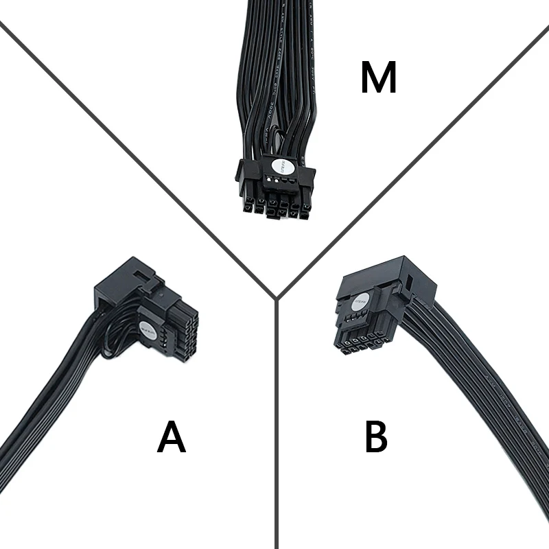 壁モジュール用電源ケーブル、atx3.0、pcie 5.0、12vhpwr、デュアル8ピンから16ピン、ストレートまたはアングルの肘、1000w、1250w、2000w