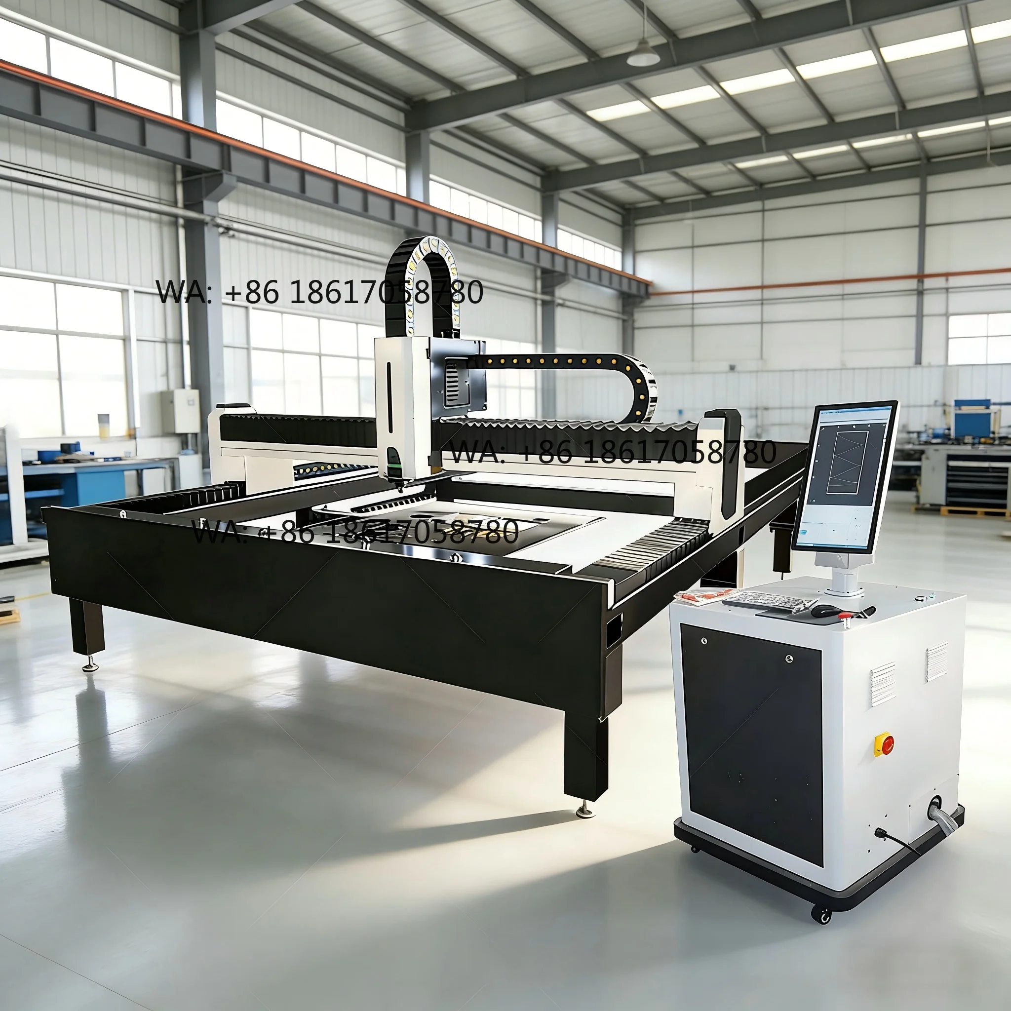 Portable Gantry CNC Laser Cutting Machine 1500-6000W for Carbon Steel Stainless Steel Aluminum 1500-6000W