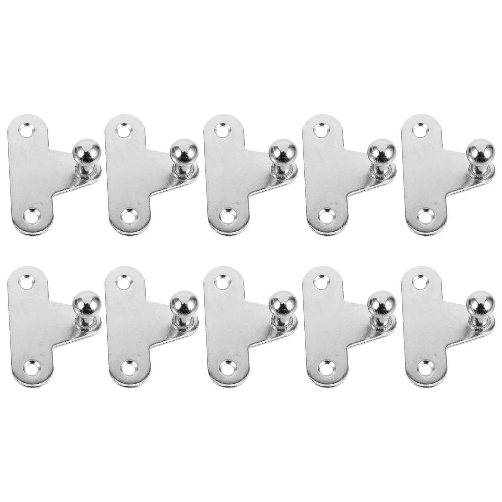 10Pcs Lift Strut Brackets Gas Spring Mounts Heavy Duty Hydraulic Support for Cabinets Auto Hood Doors Pneumatic Gas Struts
