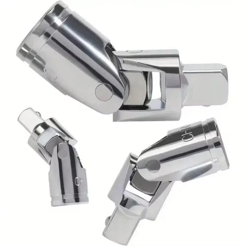 Universal Connector Socket Set, Chrome Vanadium Steel Rotary Socket Adapter Set, 1/4