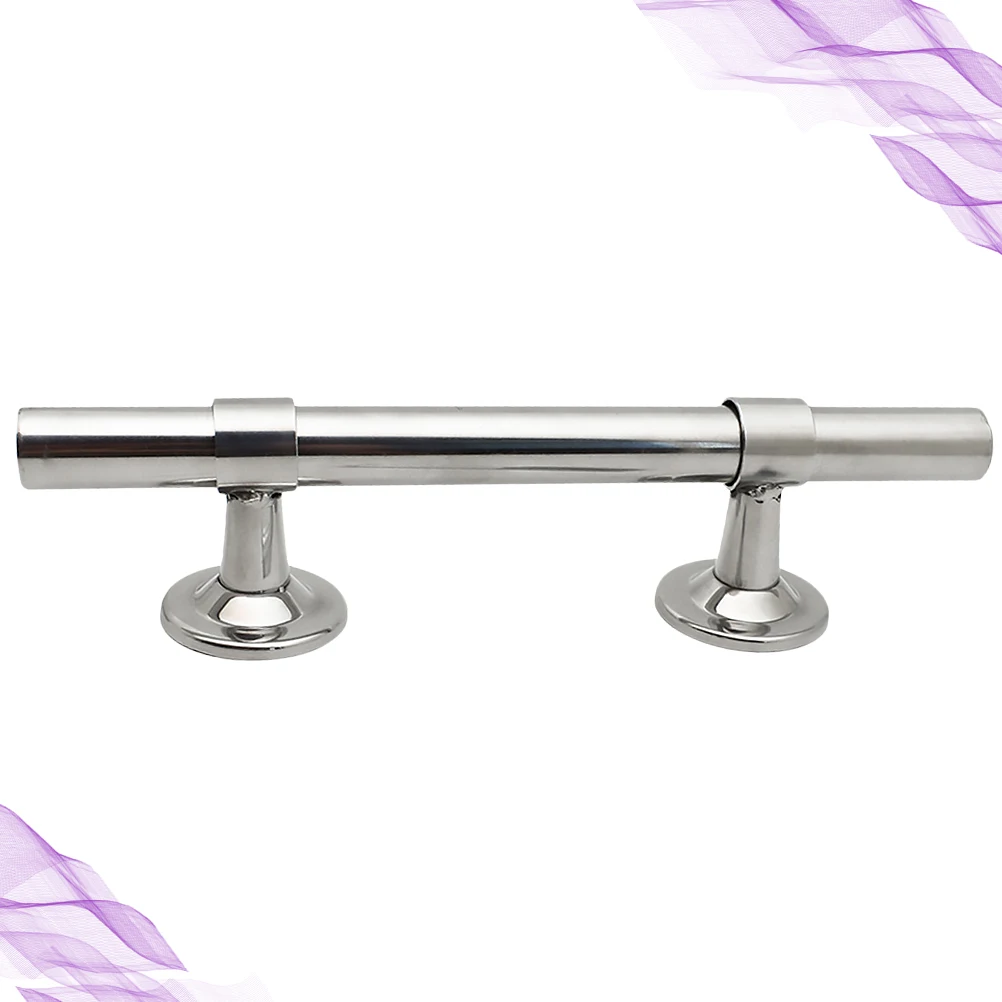 

Stainless Steel Handle Security Door Knob Adjustable Steel Door Pull Bar Durable Corrosion Resistant Cabinet Cupboard Handle