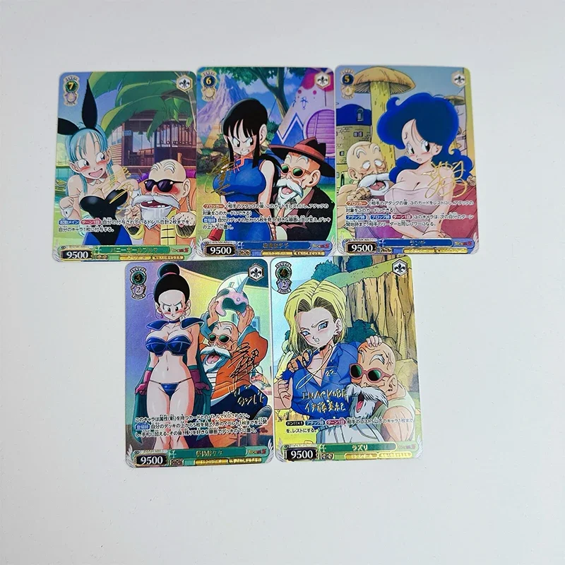 Bronzing Game Collection Card, Son Goku, Mestre Kame, Chichi Vegeta IV, DIY caseiro, Natal e presente de aniversário, Brinquedos