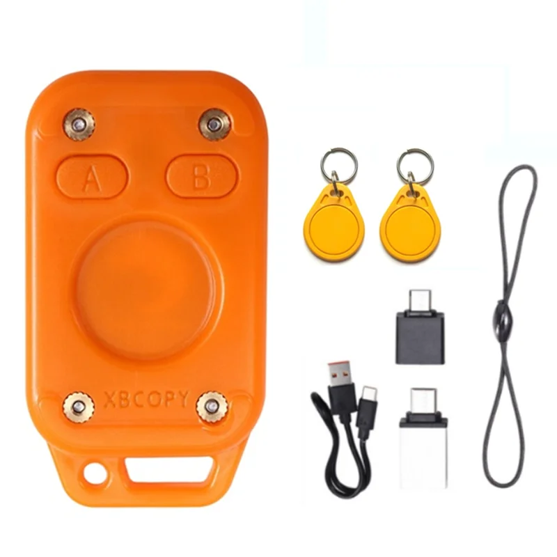 【BRILLIANT】Restart Chameleon V2.0 125 kHz 13,56 MHz RFID-Emulator Smart Chip Reader + 2CUID Schlüsselanhänger Chameleon Ultra Card Duplicat