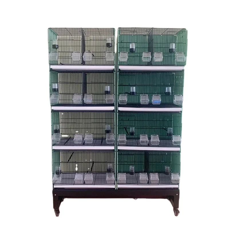 Manufacturer wholesale Hot Sale Big Breeding Cage Multilayer Movable Splice Luxury Love Bird Cage For Sale