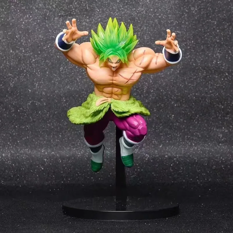 

23cm Dragon Ball Broli Saiyan People Japan Anime Figure Model Statue Boys Collection Desktop Decoration Ornament Toys Gifts