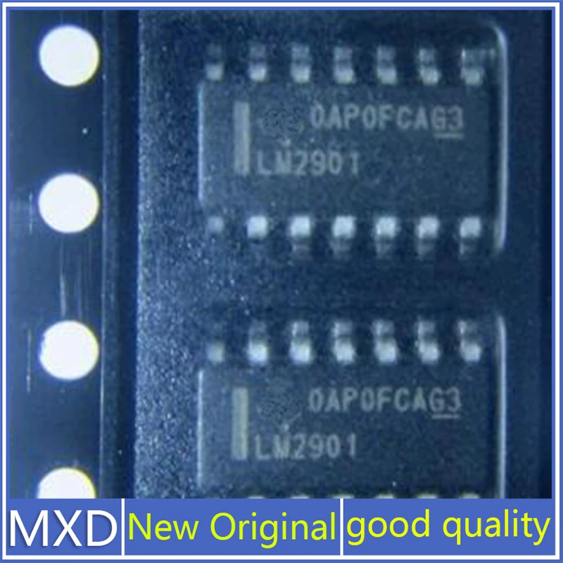 10Pcs/Lot New Original LM2901 LM2901DR LM2901DT Patch SOP-14 four-voltage Comparator In Stock Good Quality
