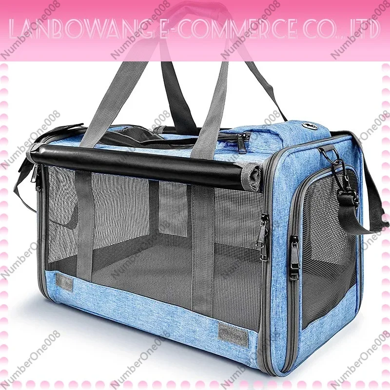 Portable Breathable Foldable Cat Carrier Bag Outdoor Travel Handbag for Small Dogs Cats