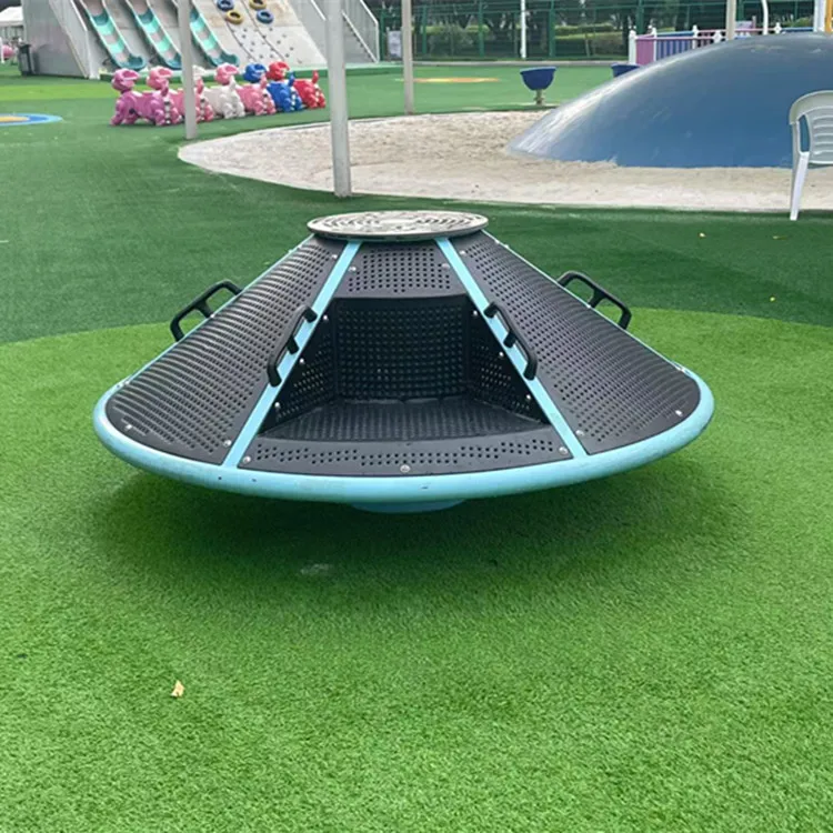 Customized Colors Merry-go-round Outdoor Park Playground Children Entertainment Center