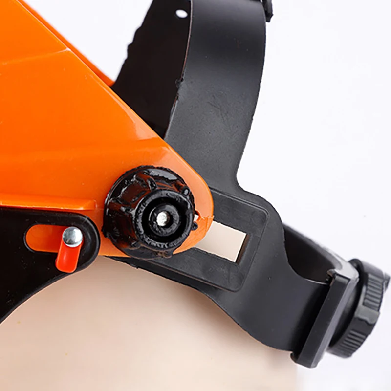 حديقة العشب الانتهازي الاعشاب خوذة أمان قبعة مع قناع شبكي كامل الوجه لتسجيل آلة تقطيع الفراشي حماية الغابات #1