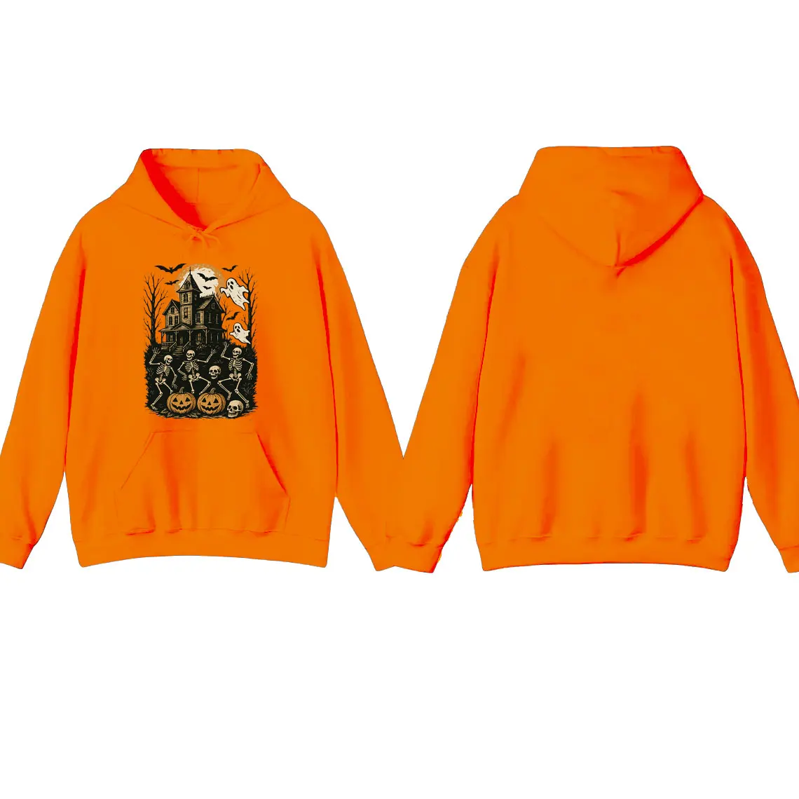 هالوين الهيكل العظمي منزل مسكون هالوين منزل مسكون البلوز مخيف الرجعية الرقص الهيكل العظمي هودي مهرجان مسكون هوديي #1