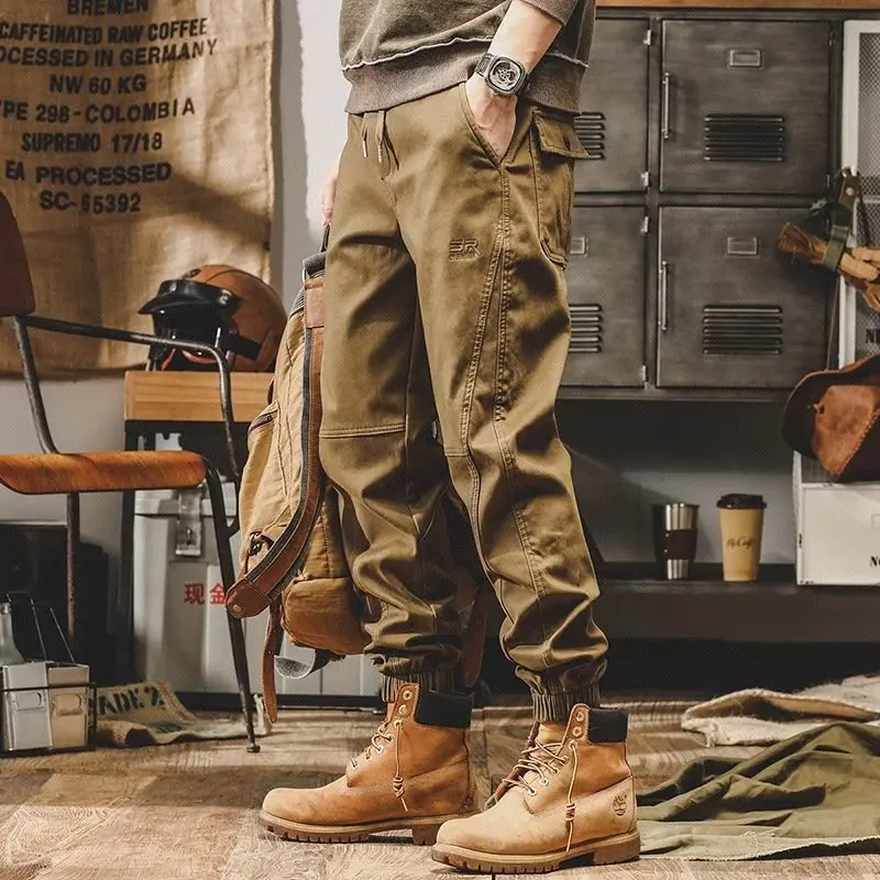 Pantalones de chándal tácticos de alta calidad para hombre, ropa de calle de Hip Hop, pantalones Cargo masculinos de gran tamaño