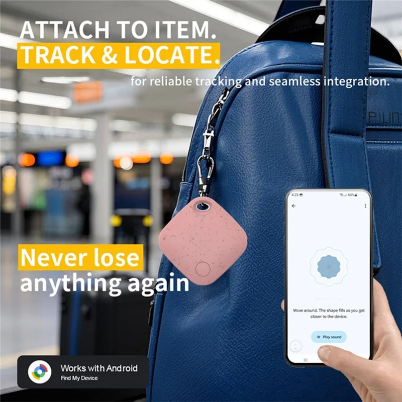 

【B89E】GPS трекер Eco 4 шт. Bluetooth Finder смарт-тег для автомобильного кошелька домашних животных анти-потерянный локатор для приложения Google Find My Device