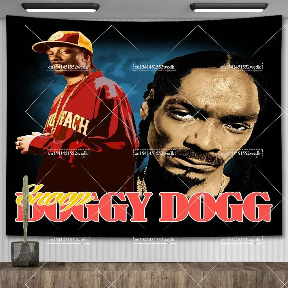 Imagen 4: Snoop Dogg-Póster de música para colgar en la pared, tapiz Kawaii, decoración de habitación, estética divertida, decoración del hogar