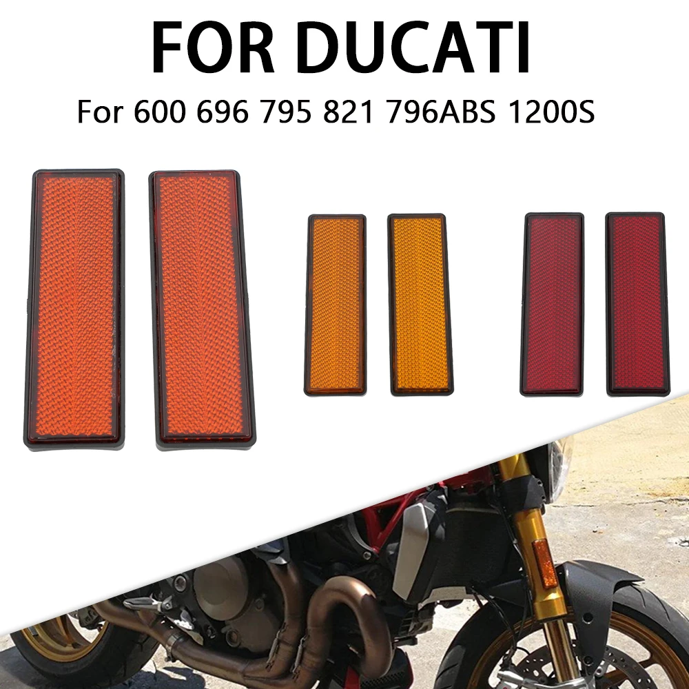 

2026 New Reflective Sticker for Motorcycle Front Fork Leg Safety Warning Reflective Strip Decal Night Safety Mark Reflector Tape