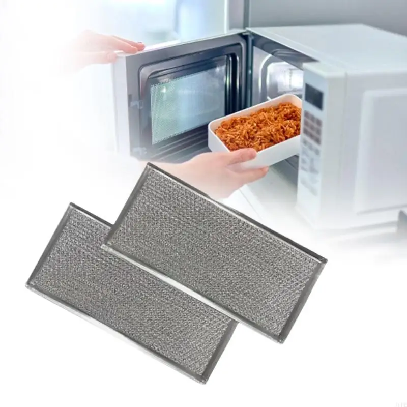 J6PE 2 Count Metal Frame Microwave Grease Filters Correct Size For W10575379 W11190170
