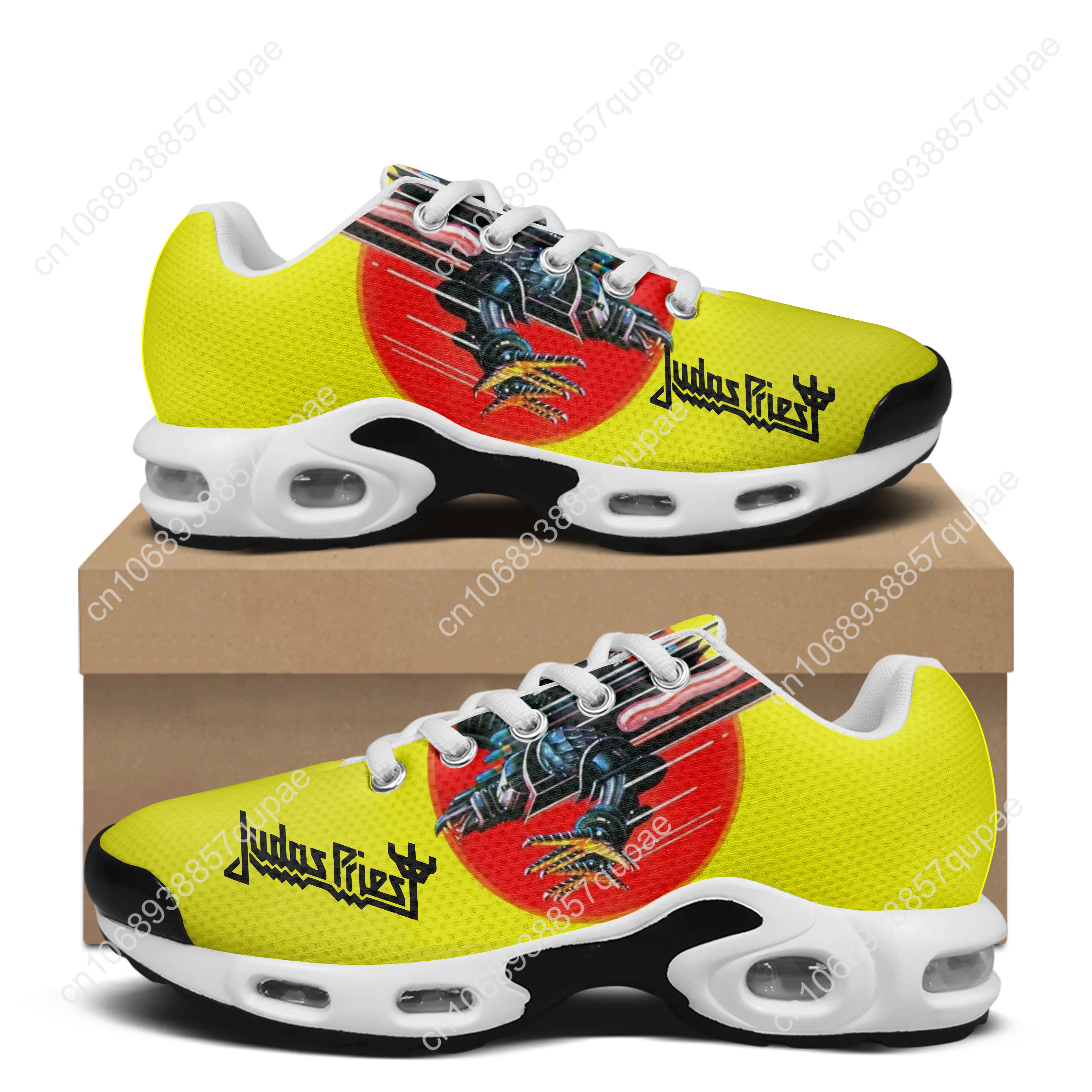 

Judas Priest Air Cushion Sneakers Heavy Metal Rock Band Men Women Teenager Lightweight Sports Shoes Custom Leisure Mesh Sneaker