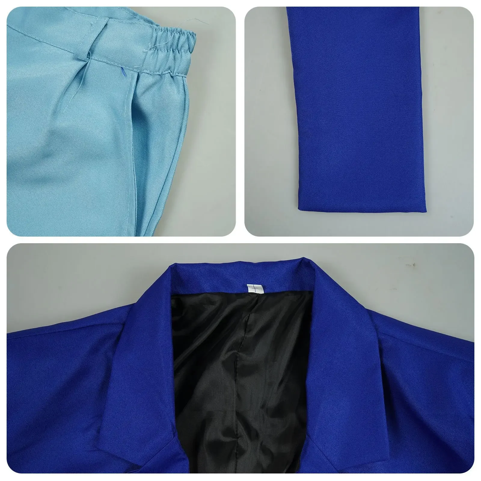 Detective Conann Edogawa Anime Cosplay Costume Halloween Konan Uniform Cos Set Clothes Stage Performance Costumes Customized