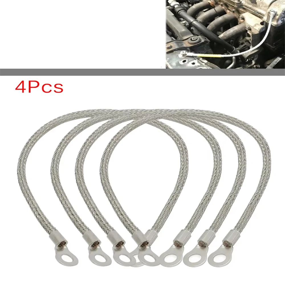 KTH-GWP-011 New For 2/4Pcs 11Inch Universal Engine Ground Strap Wires Connections for K series K24 K20 EG EF EK DC2