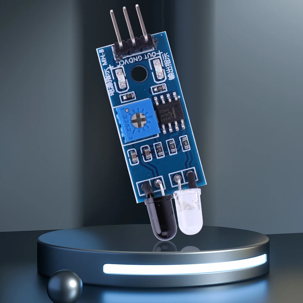 High Performance Reflective Photoelectric Sensor Module for Smart Cars and Robots with Adjustable Detection Range