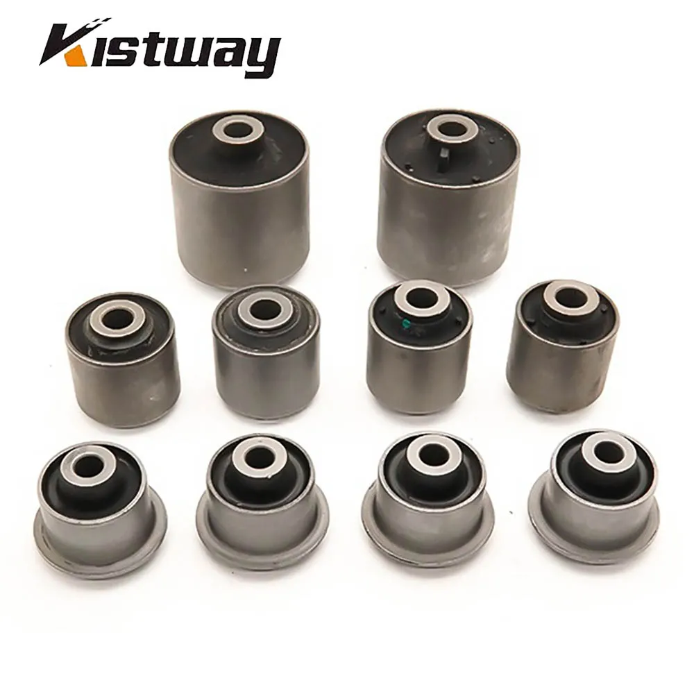 10PCS Front Control Arm Bushing Kit For Ford Fusion 06-12 Mazda 6 B50 X80 03-08 MERCURY MILAN 06-11 LINCOLN ZEPHYR MKZ 06-11