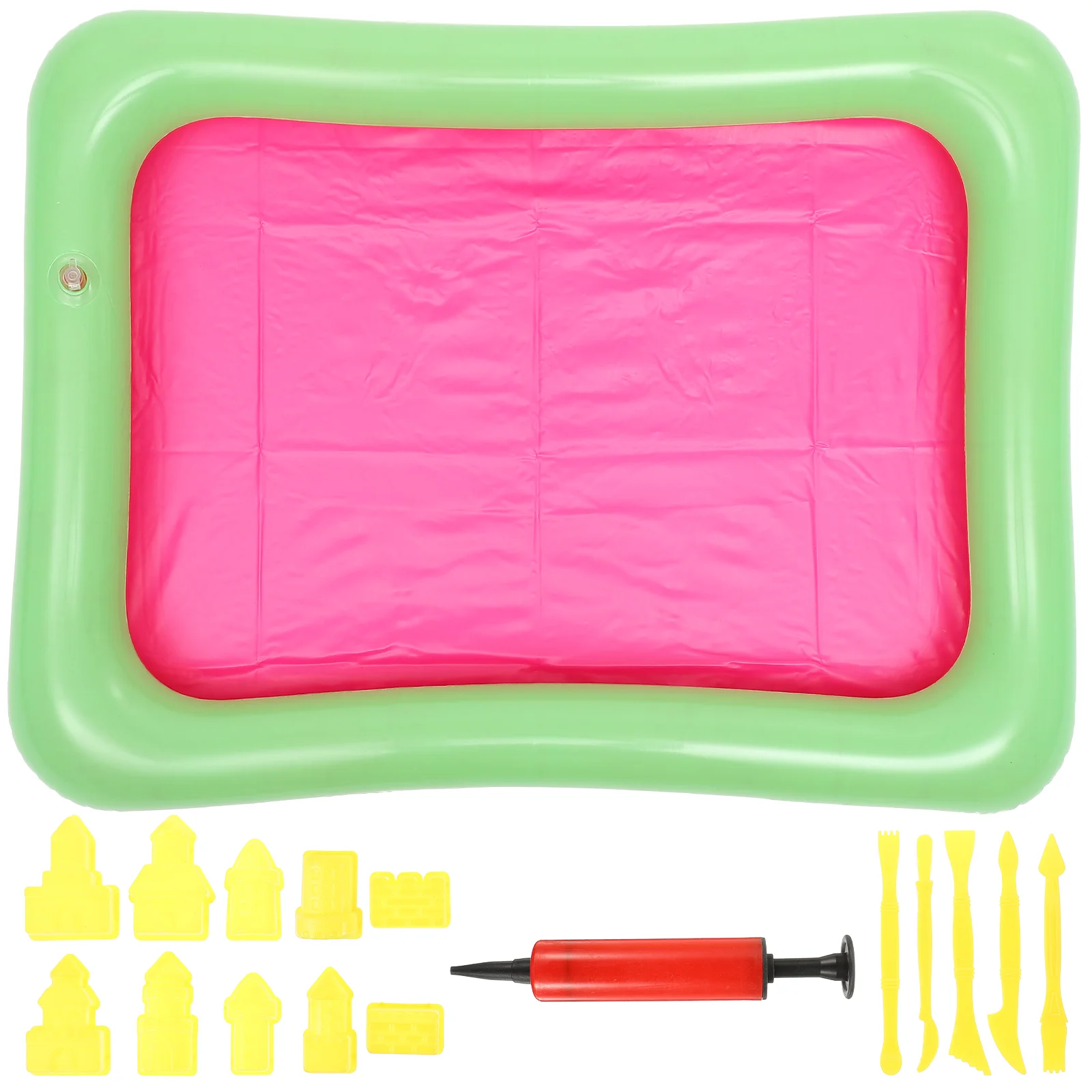 17 Pcs Sand Mold Toys Creative Kids Tray Accessories Children\'s Playingthings Plastic Beach Molds