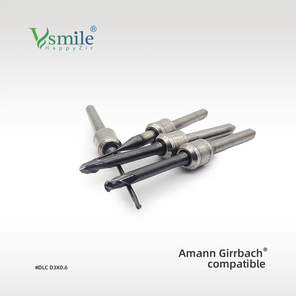 Dental Lab Bur Amann Girrbach Mlling Tools for Zirconia PMMA Dry Milling Machina Suitable for Ceramill Matik/Motion 2/3