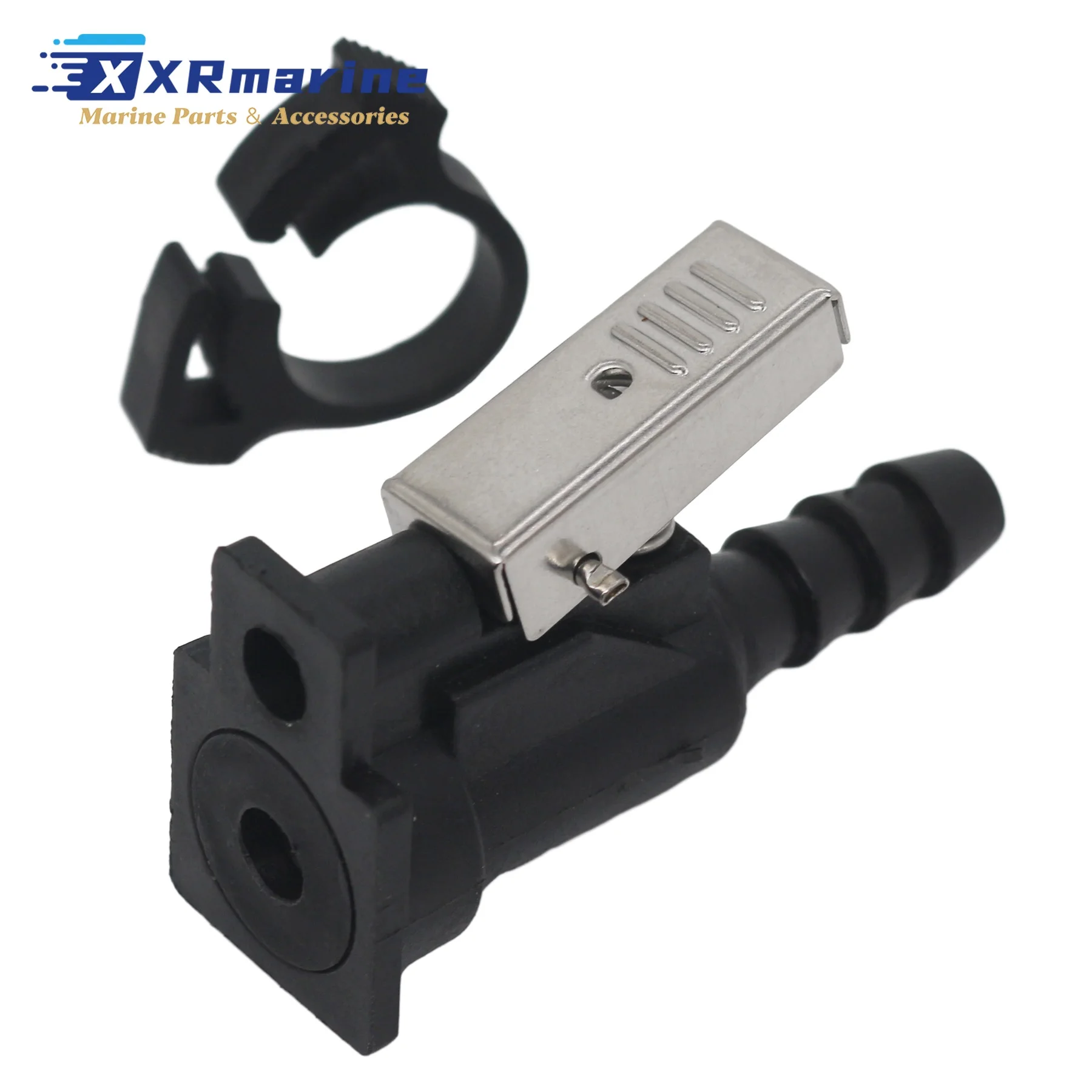 

174508 8mm 5/16" Fuel Line Connector Fits for Johnson Evinrude 2.5 To 250 HP Outboard Engines Replaces 176745 775640