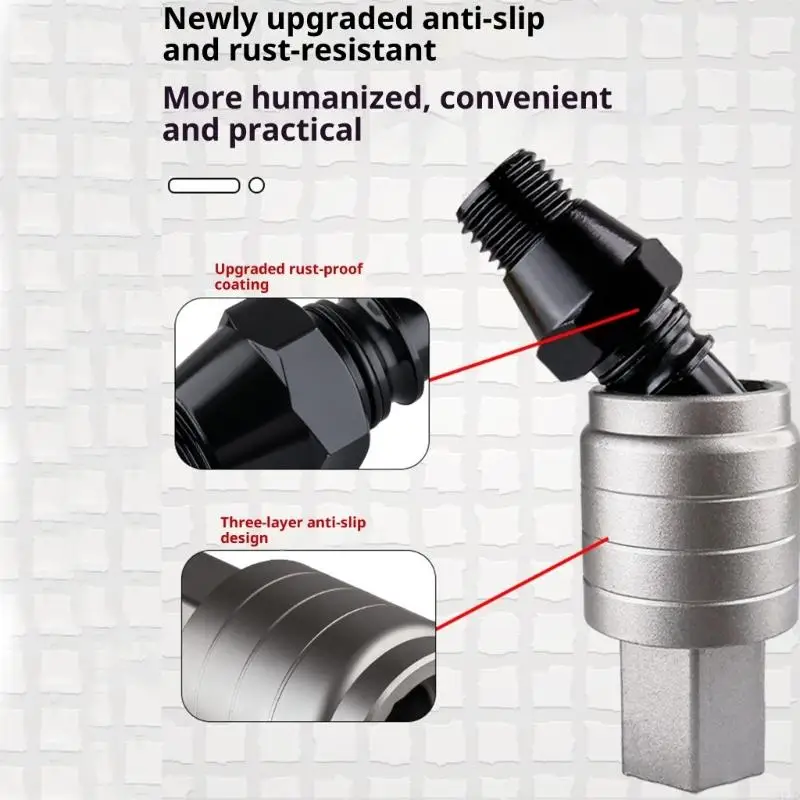 

Accuracy Water Drill Bit Connectors M22 Standard Thread Nonslip Design Long Time Alloy Steel Material 37JD