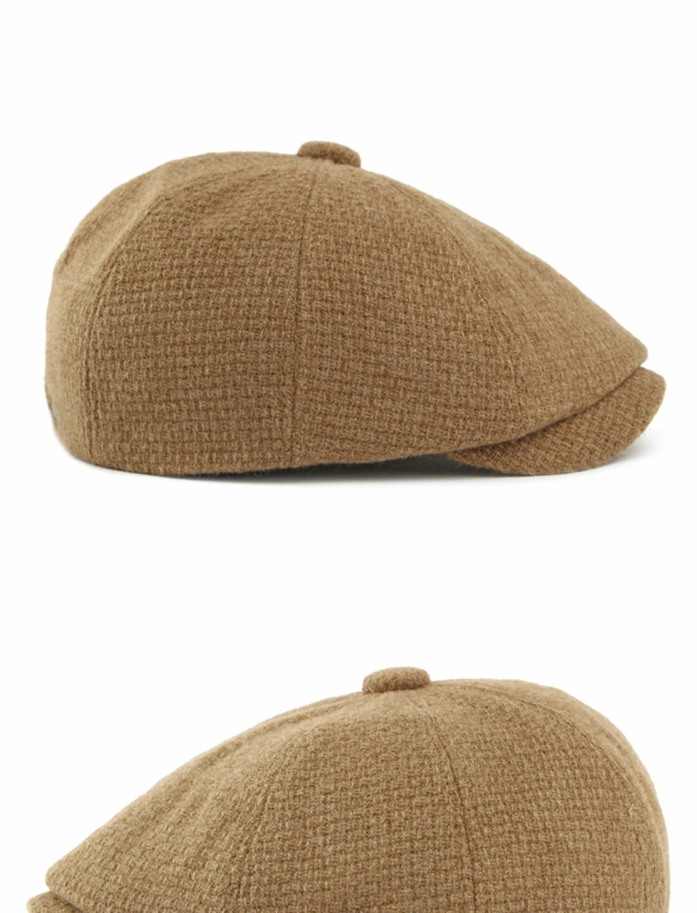 HT4888 Berets Herbst Winter Wolle Mischung Hüte für Männer Frauen Künstler Maler Baskenmütze Hut Männlich Weiblich Flache Kappe Ivy Achteckige Baskenmütze Kappen – Detail 9