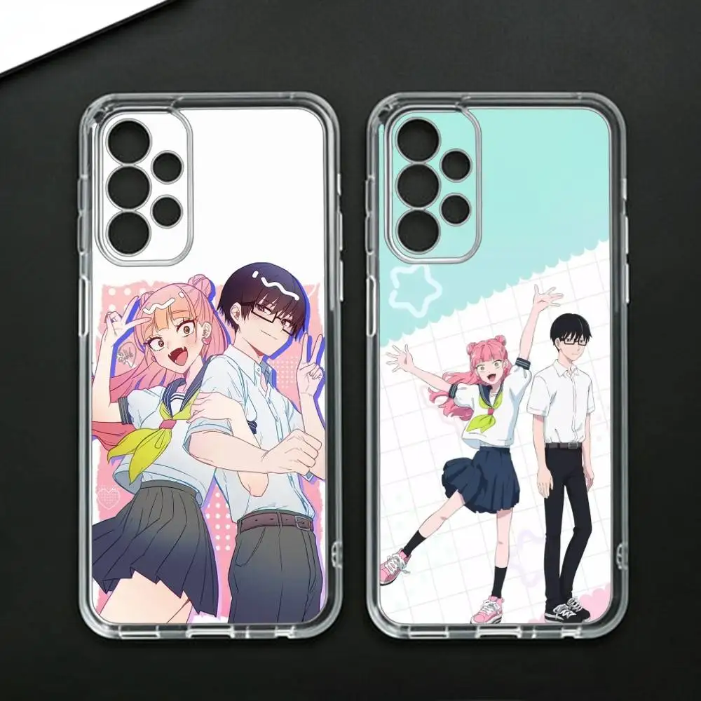 you and i are P-Polar opposites  Phone Case For Samsung Galaxy A71,A70,A52,A51,A40,A30 Transparent Cover