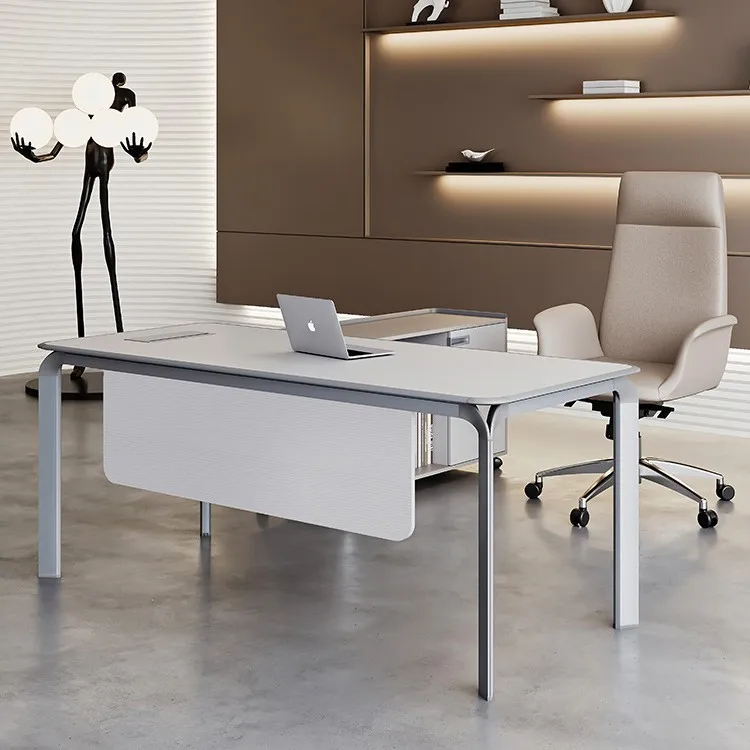 

Desk manager table simple modern light luxury technology table furniture small single table and chair combination