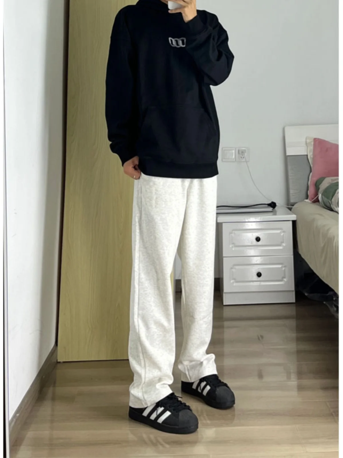 

Мужские спортивные брюки Cleanfit Heavyweight Fce для осени и зимы в американском уличном стиле, повседневные, с высокой талией, длинные