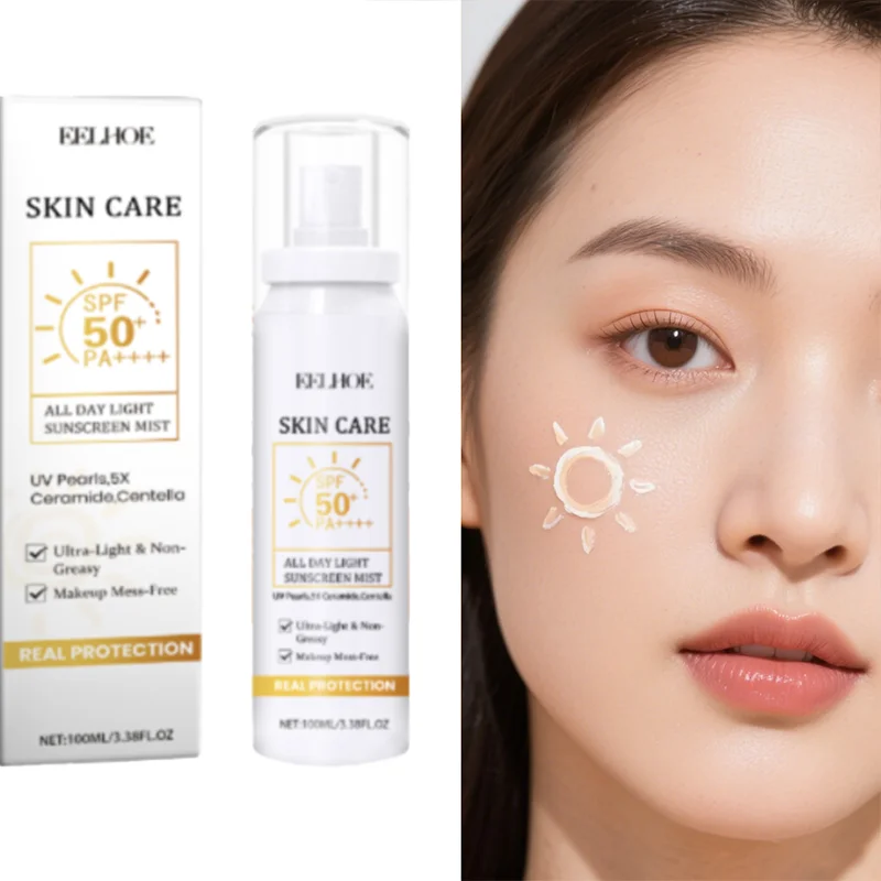 

Sunscreen Spray SPF50+ Original Facial Sunblock Waterproof Moisturizing Hydrating UV Protection Spray Sunburn Skin Care Products