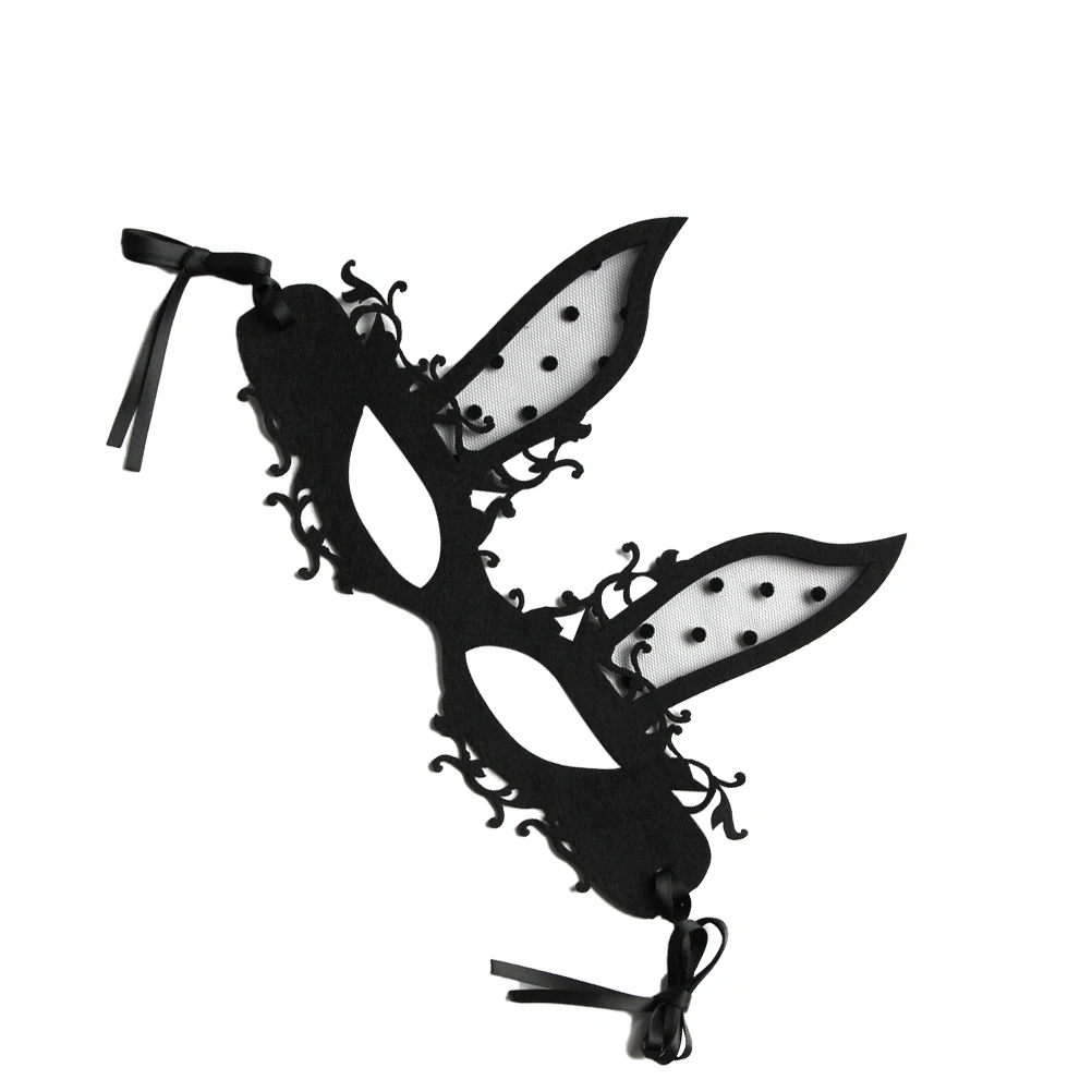 

Bunny Half Face Mask Rabbit Girl Party Cosplay Masquerade Ladies Prop Toy Gift Festival Accessories Costumes Play