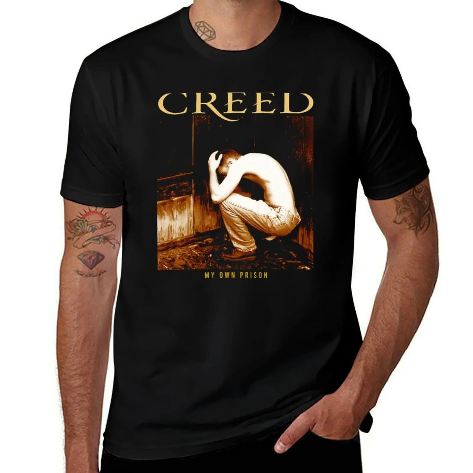 

Creed Band T-Shirt Man t-shirt aesthetic clothes blue archive men tshirt