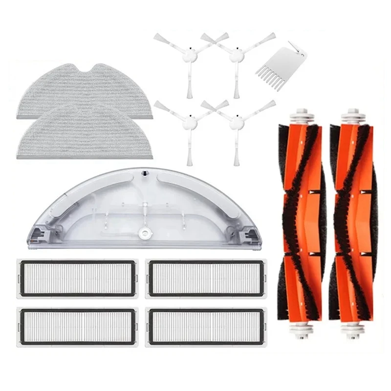 Для Xiaomi Mijia 1C Боковая основная щетка Резервуар для воды Швабра Ткань HEPA-фильтр Комплект деталей Робот-пылесос Сменные аксессуары