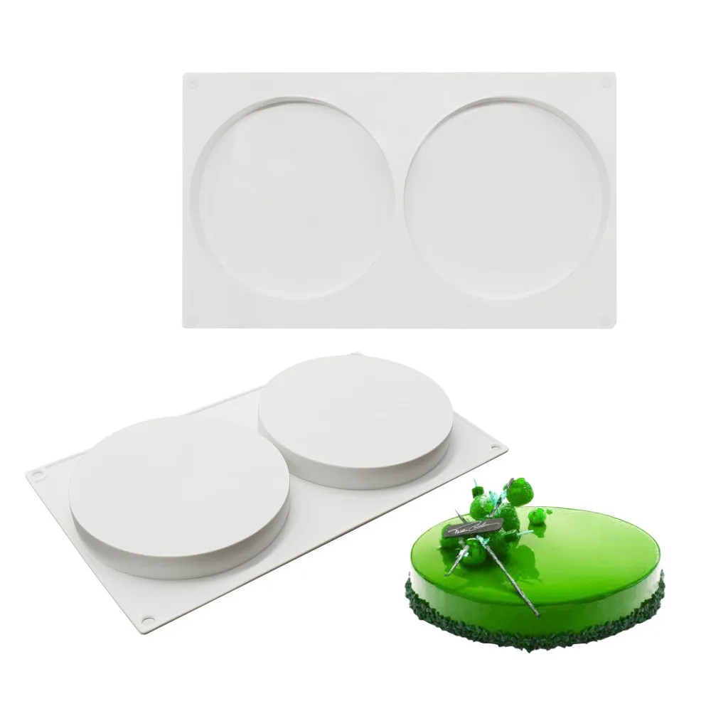 6 Holes Round Tart Decoration Dessert Silicone Tartlet Pastry Cake Mold For Baking Valentine's Day Wedding Mousse Mould image 6