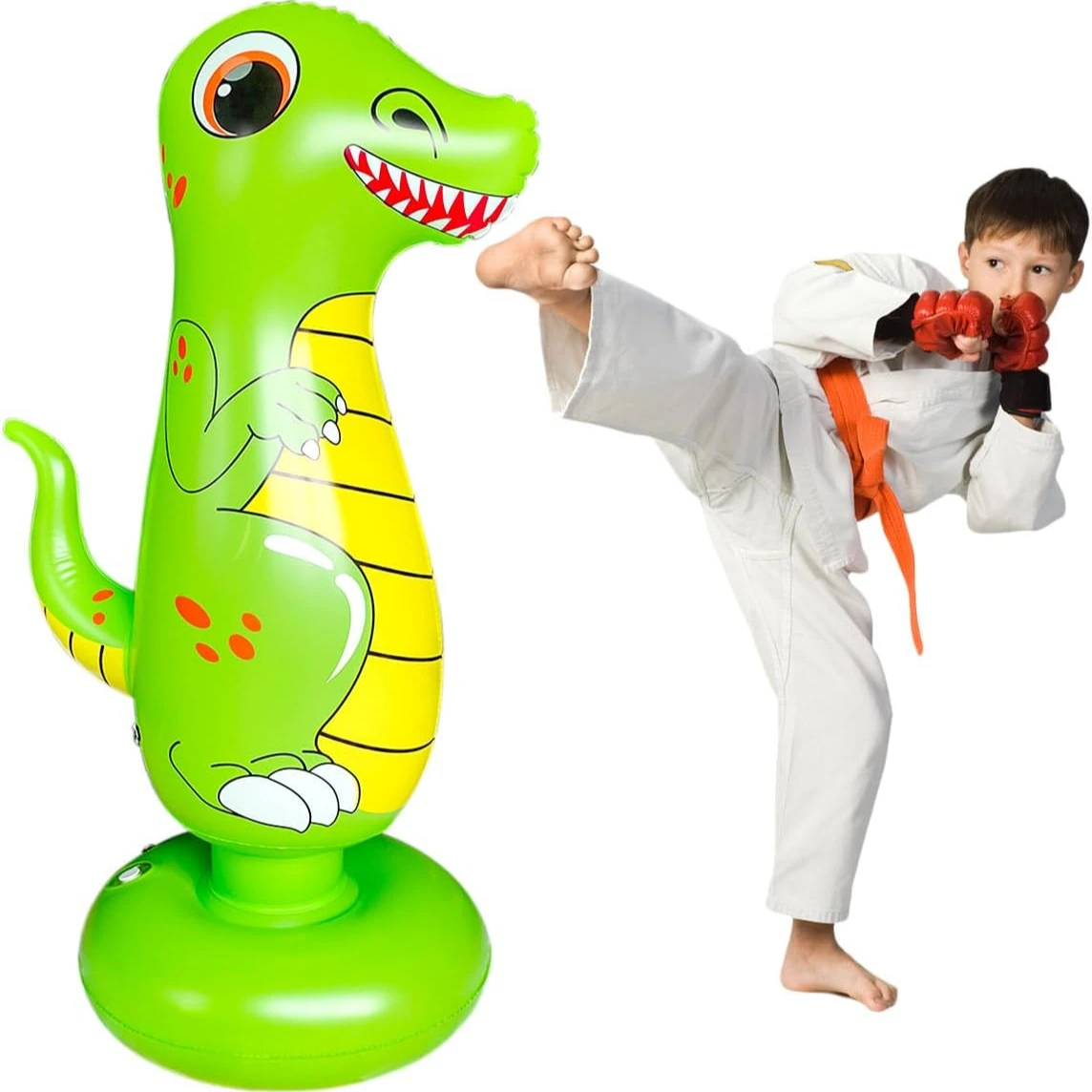 Punching Bag for Kids, Free Standing Boxing Bag for Bounce Back Focus Punching Bag for Practicing Karate for Sport gift