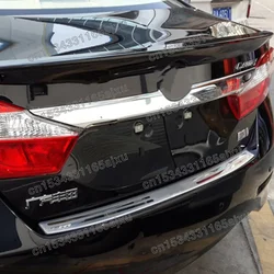 For Toyota Camry 2012-2015 2016 2017 2019 2019 2020 2021 Stainless steel Rear Bumper Protector Sill Trunk Tread Plate cover Trim