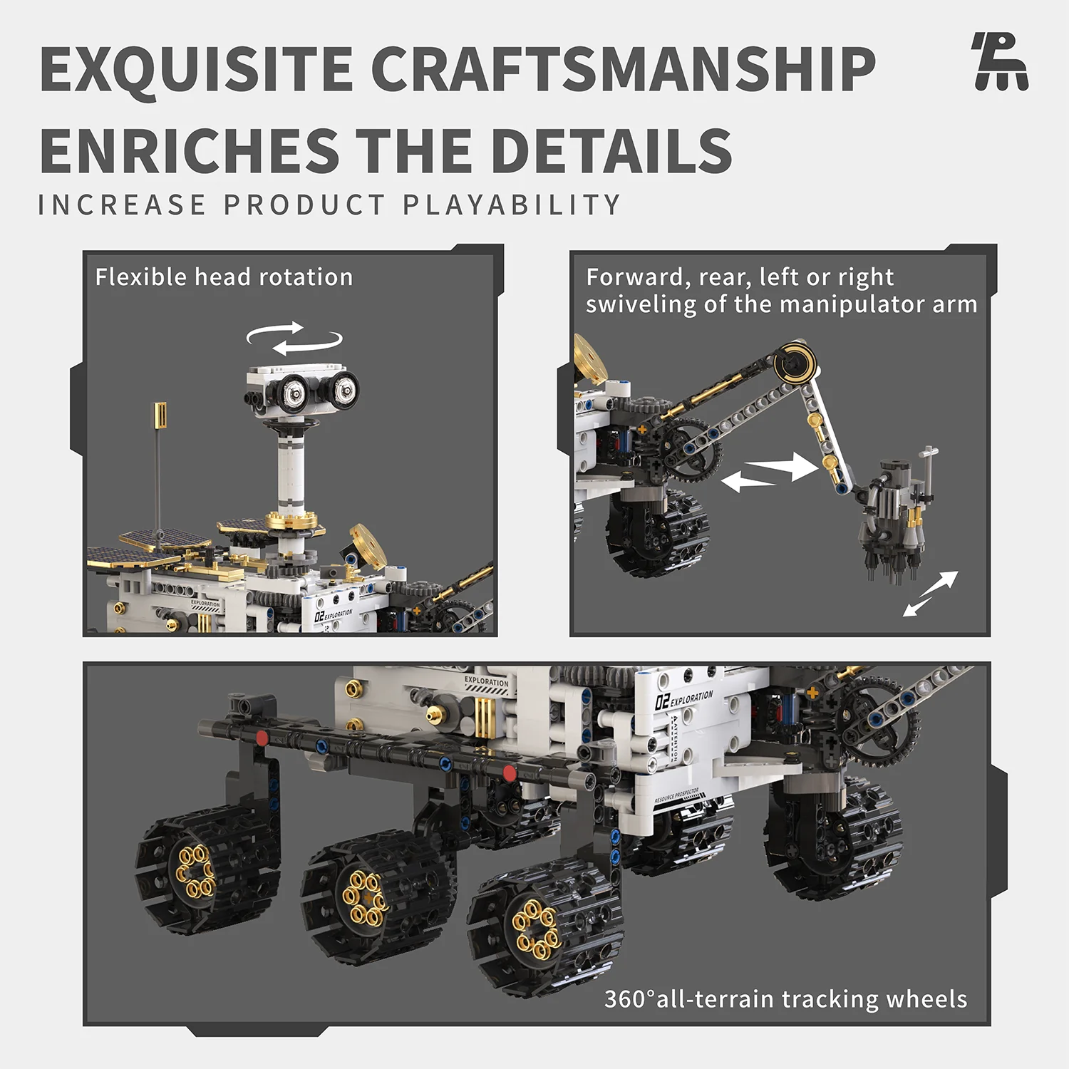 Space Model MOC Building Blocks US 'Perseverance' Mars Rover Technology Modular Blocks Gift Christmas Toy DIY Set Assembly