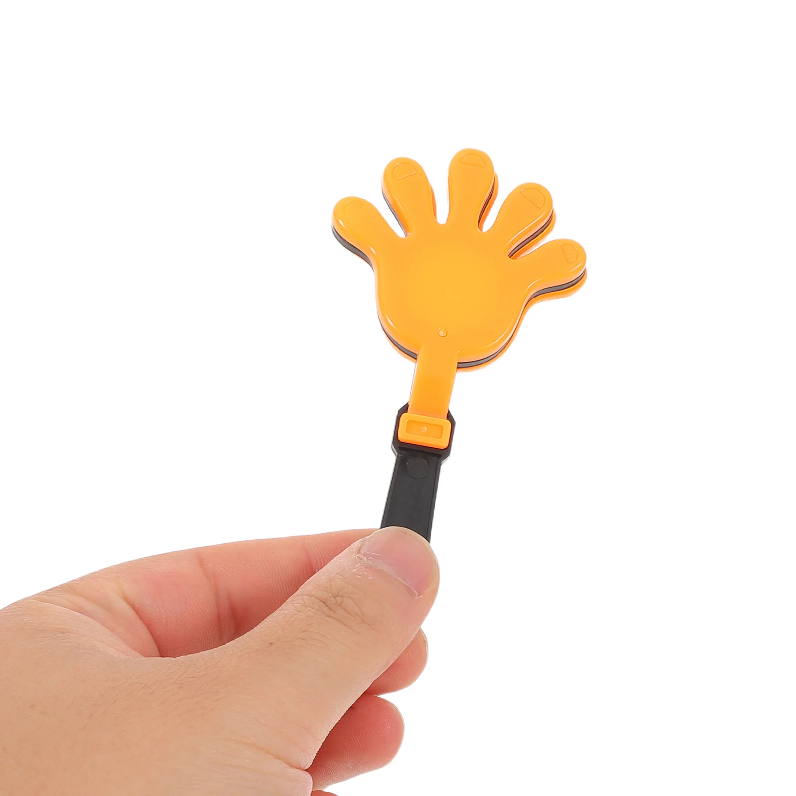

10Pcs 3.7 Inch Plastic Hand Clappers for Ideal Party Noise Makers for Halloween Birthday Football Games and More