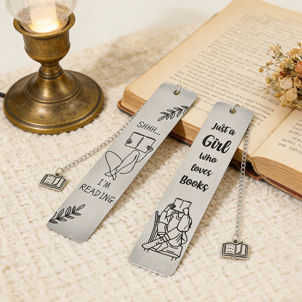 Spicy Bookmark for Women Dark Romance Metal Bookmark Novel Fan Book Accessory Reading Marker Student School Supplies