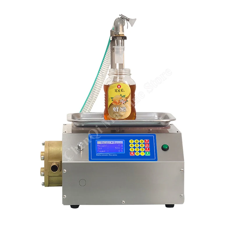 Maszyna do napełniania miodem, pompa zębata, napełniarka do ketchupu, sosu sezamowego, pasty, soku, masła orzechowego, maszyna do napełniania płynów o wysokiej lepkości.