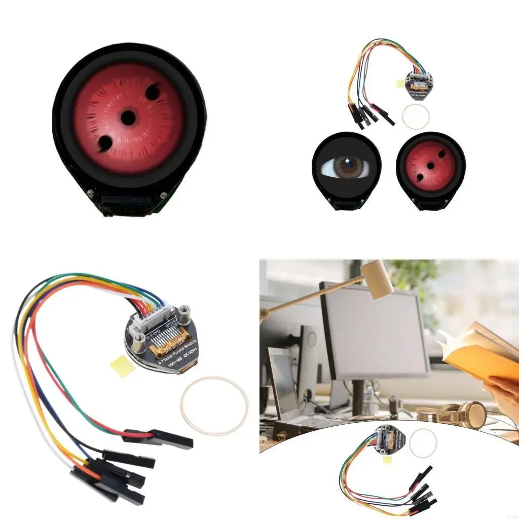 

896F Электронный глаз 0,71 дюйма IPS ЖК -панель с яркими подсветками освещением